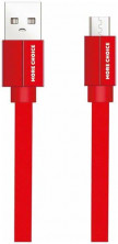 More choice (4627151194509) K20m Дата-кабель USB 2.1A для micro плоский USB - 1м Red