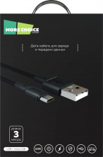 MORE CHOICE (4620202551023) K19m USB 2.0A для micro USB - 3м Black