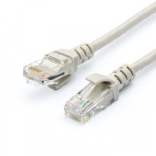 ATCOM (АТ4963) патч-корд литой, UTP, RJ45, Cat.5e - 2 м серый (10)