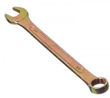 ЕРМАК 736-052 Ключ рожково-накидной, 13мм, желтый цинк