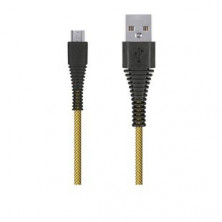 SMARTBUY (iK-10n-2 yellow) USB - micro USB, "карбон"- 1.0 м, желтый