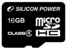 SILICON POWER MicroSDHC 16GB Class4