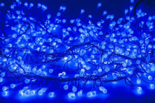 NEON-NIGHT (303-603) Гирлянда светодиодная Мишура LED 3 м синий