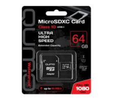 QUMO (18805) MicroSDXC 64GB - CLASS10 UHS-I ,3.0 - с адаптером