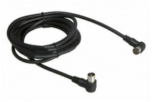 REXANT (18-0014) TV PLUG-TV JACK 3м угловой, черный