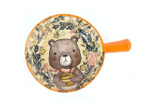 NOUVELLE HOME Емкость для запекания "Kawaii Forest.Bear" 22*16*6см. v=800мл. (фарфор) (min 8) (без инд. упак.) 9902972